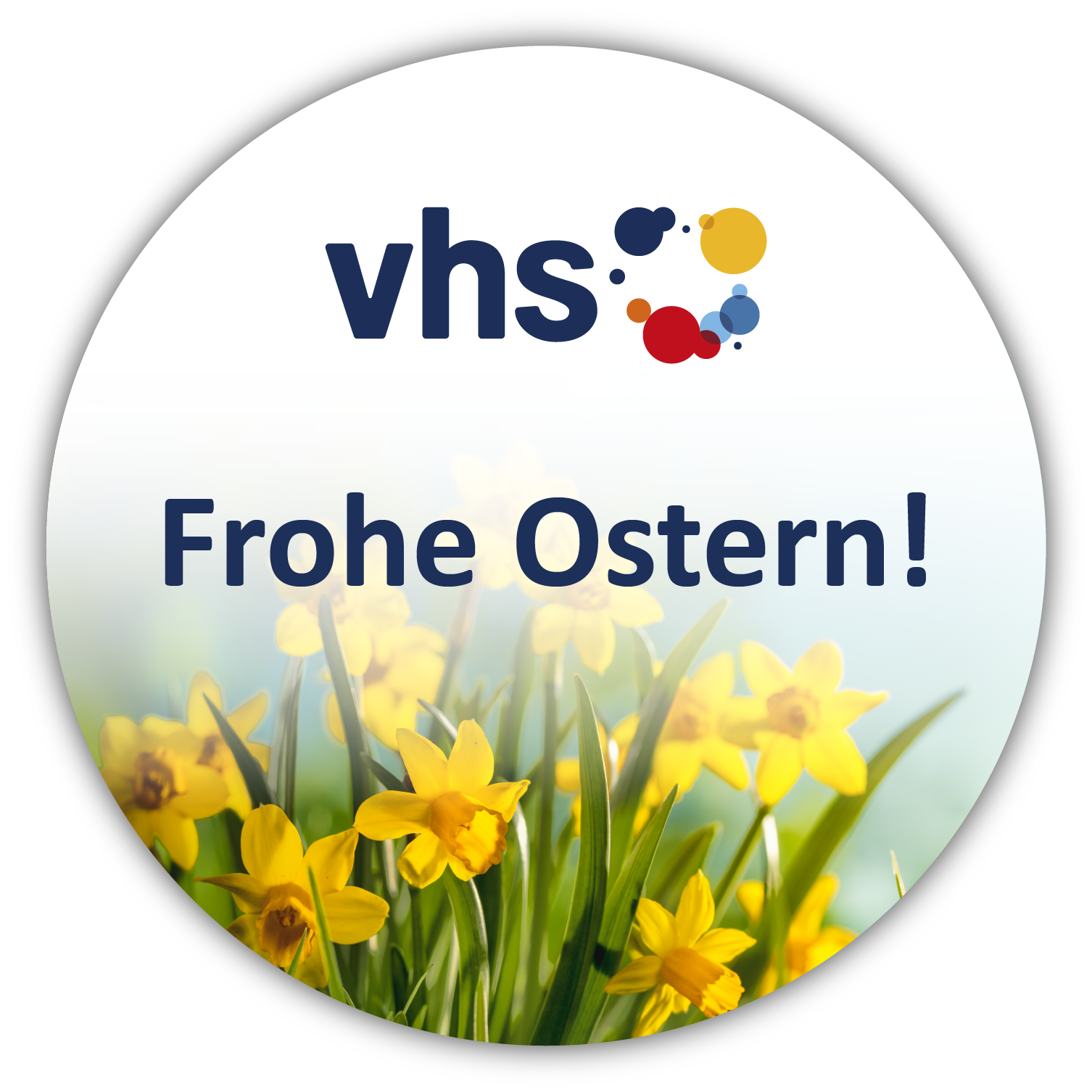 Aufkleber Frohe Ostern