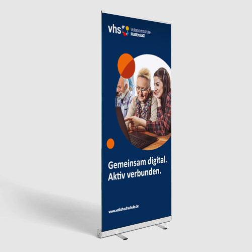 Roll-Up Vernetzung Motiv 1