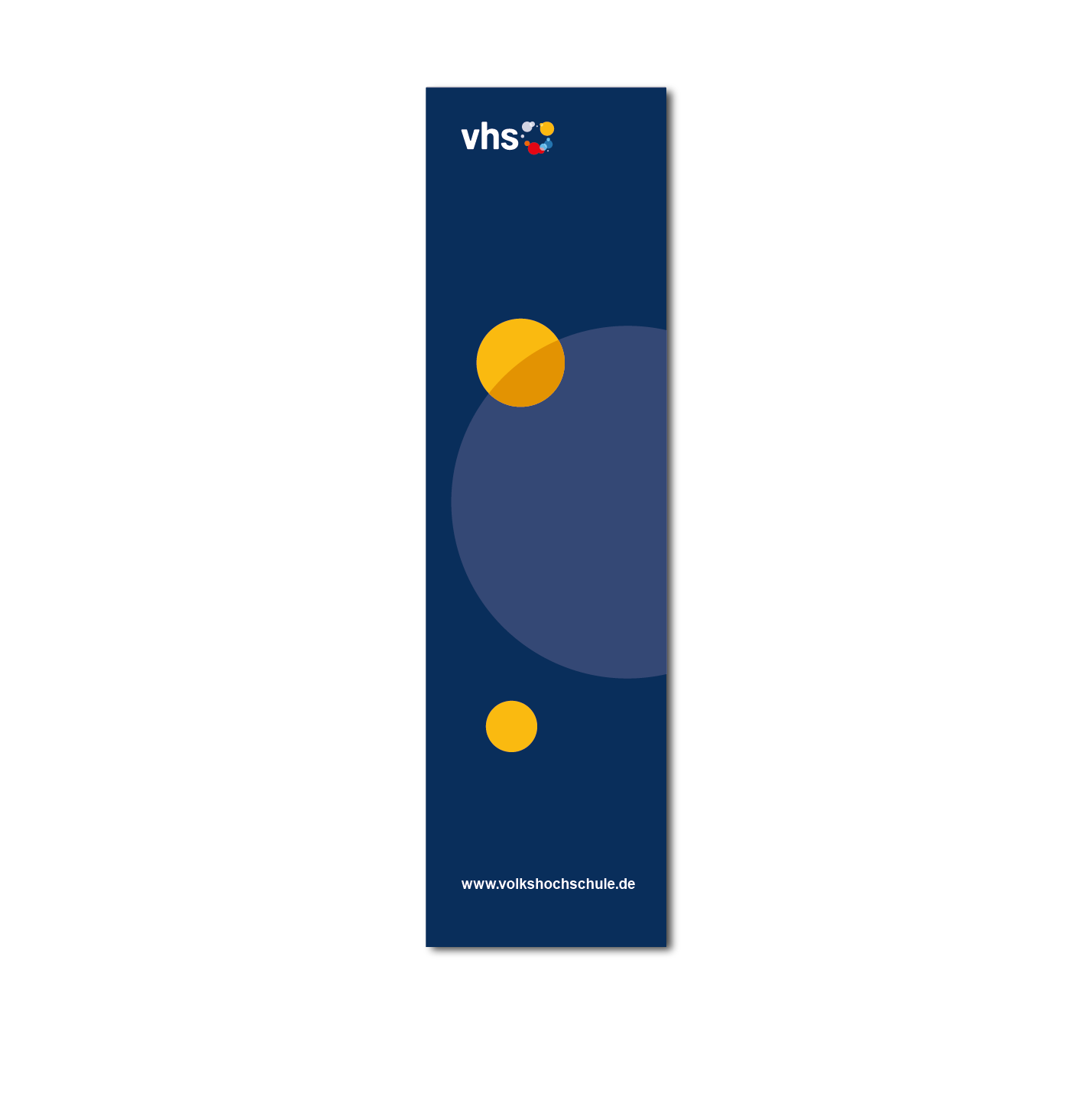 20230925_vhs-Fahne-Semesterstart_Shop_blau-allgemein_Zeichenfl-che-1 Fahne im Hochformat Blau