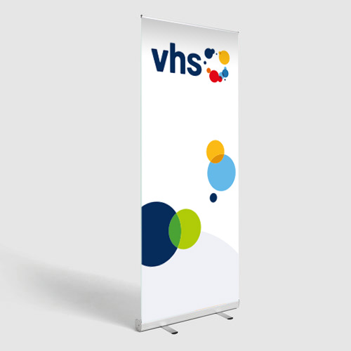 Roll-Up vhs Individuell gestaltet (85x200 cm)