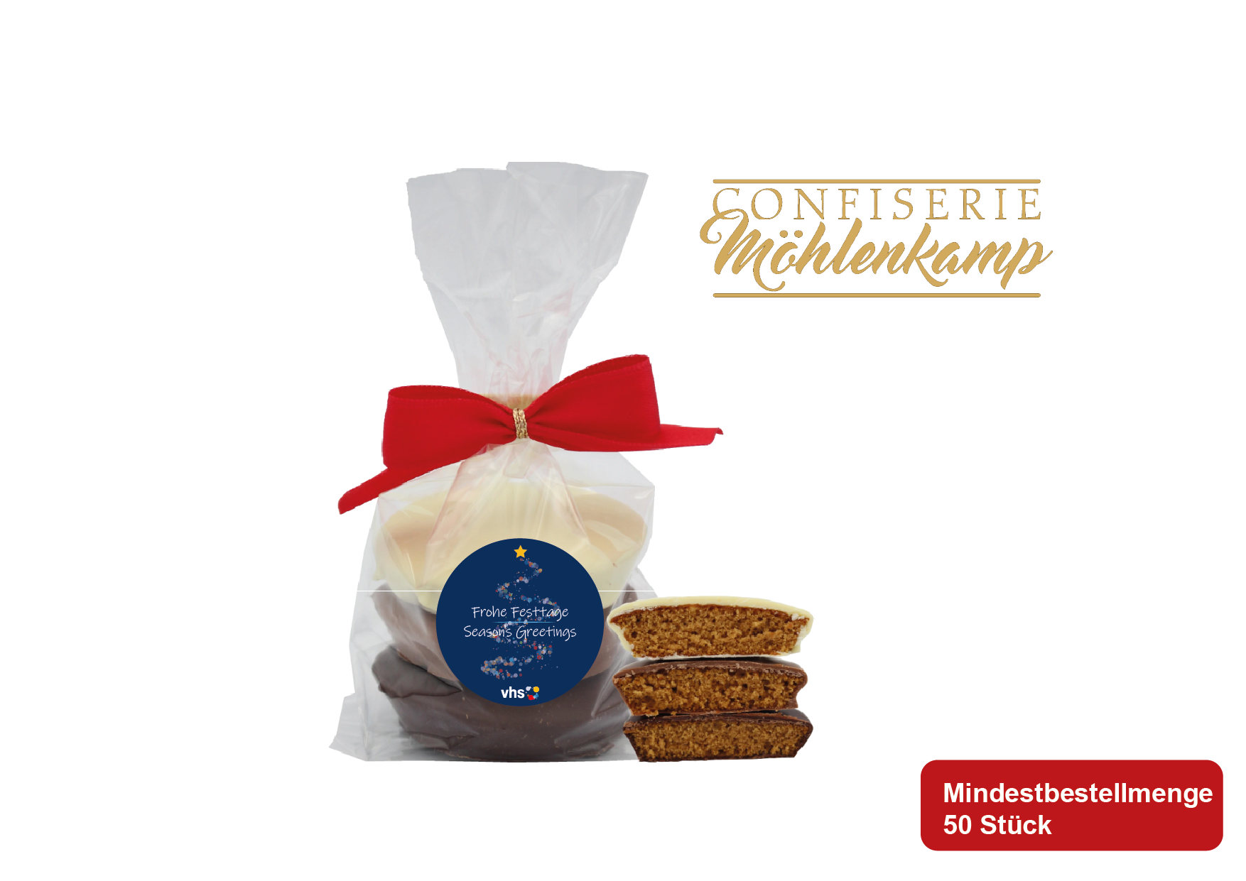 3er Lebkuchen | Weiß, Vollmilch, Zartbitter