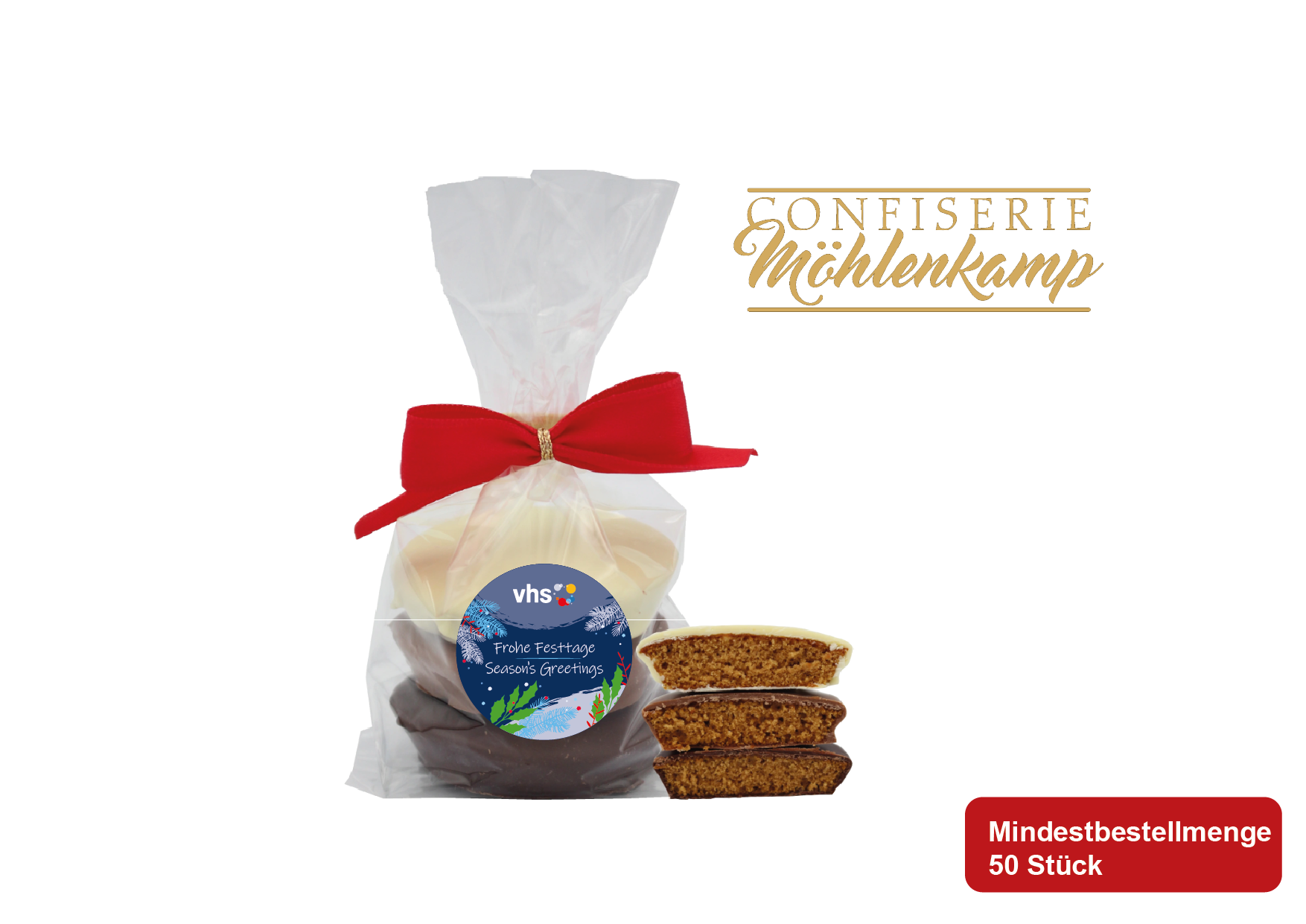 3er Lebkuchen | Weiß, Vollmilch, Zartbitter