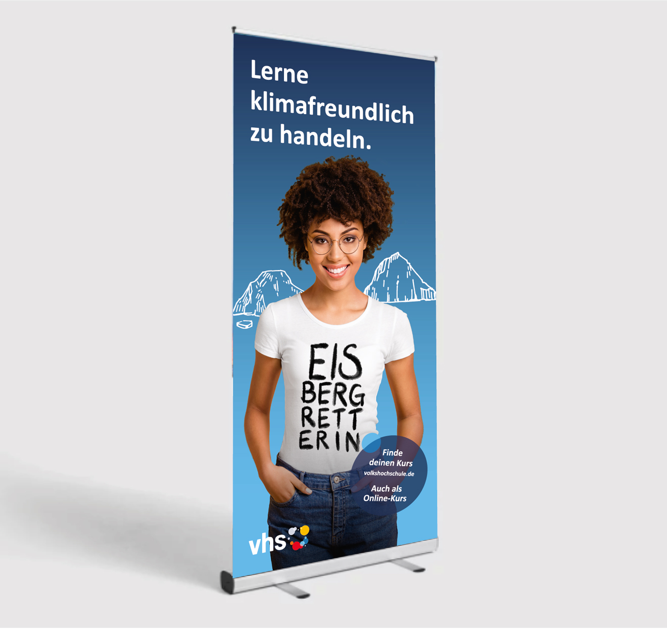 Roll-Up Eisbergretterin