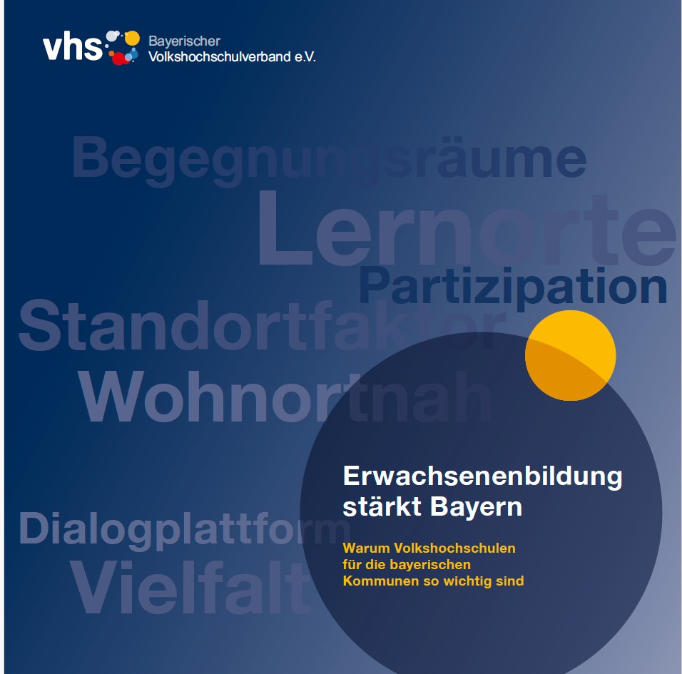 Imagebroschüre „Erwachsenenbildung stärkt Bayern"