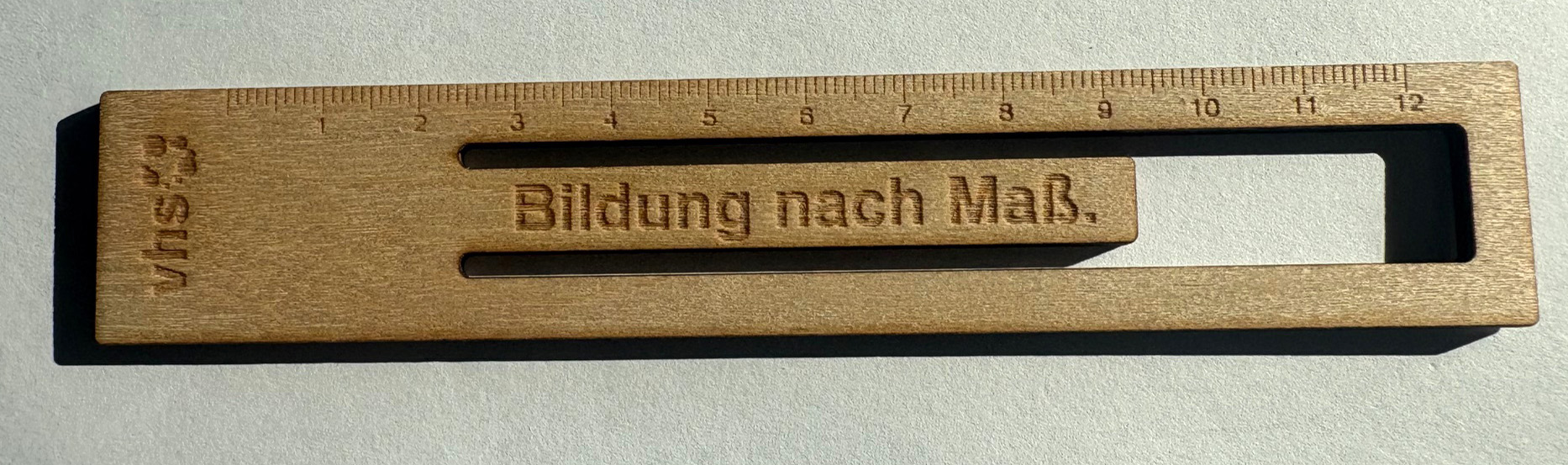 Lineal mit Lesezeichen