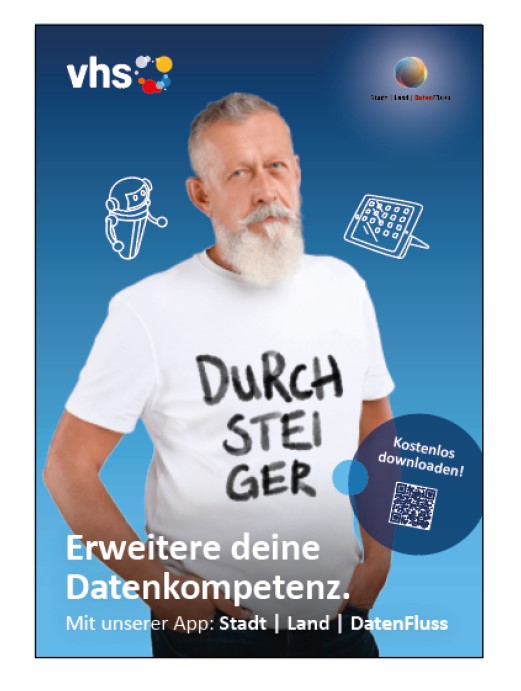 Posterset A1 - zur App des DVV mit neuem Motiv "Durchsteiger"