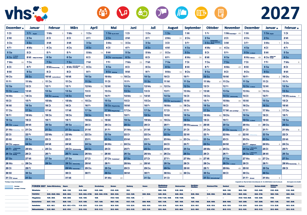 Tischkalender A3