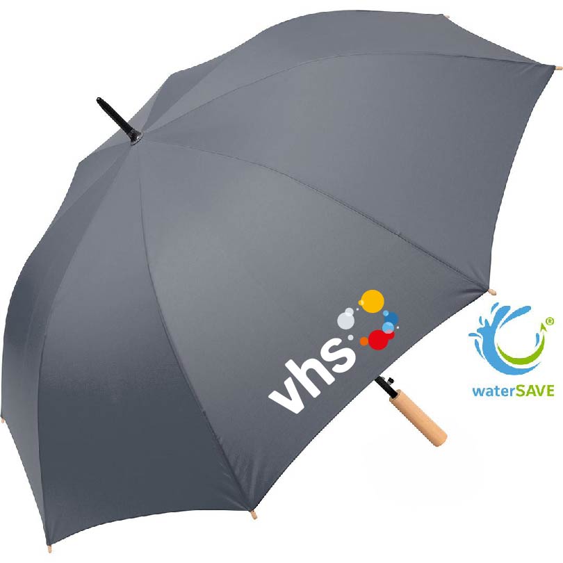 Schirm-grau Gästeschirm/ Stockschirm ÖkoBrella