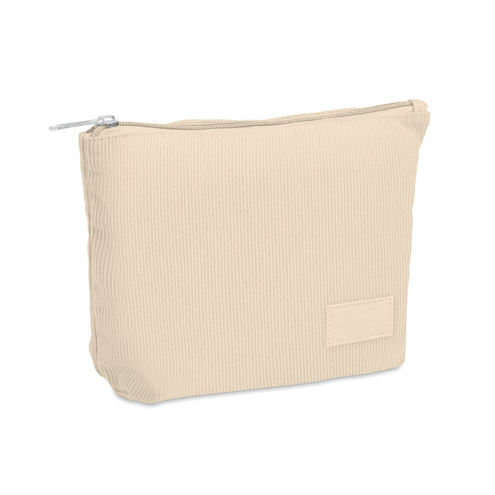 Kord-Kosmetiktasche - Natur