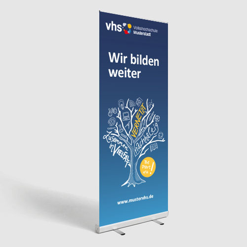 Roll-Up vhs Baum Vernetzt (100x200)