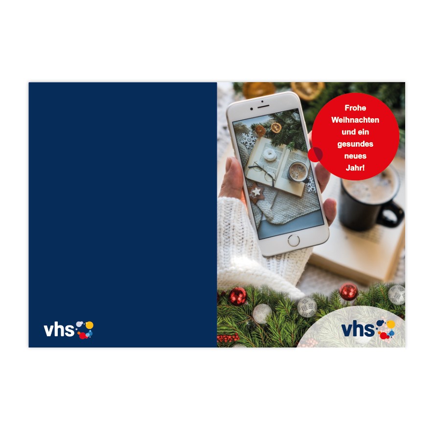Xmas_Karte-A6_VHS Weihnachtskarte "Digitalisierung"