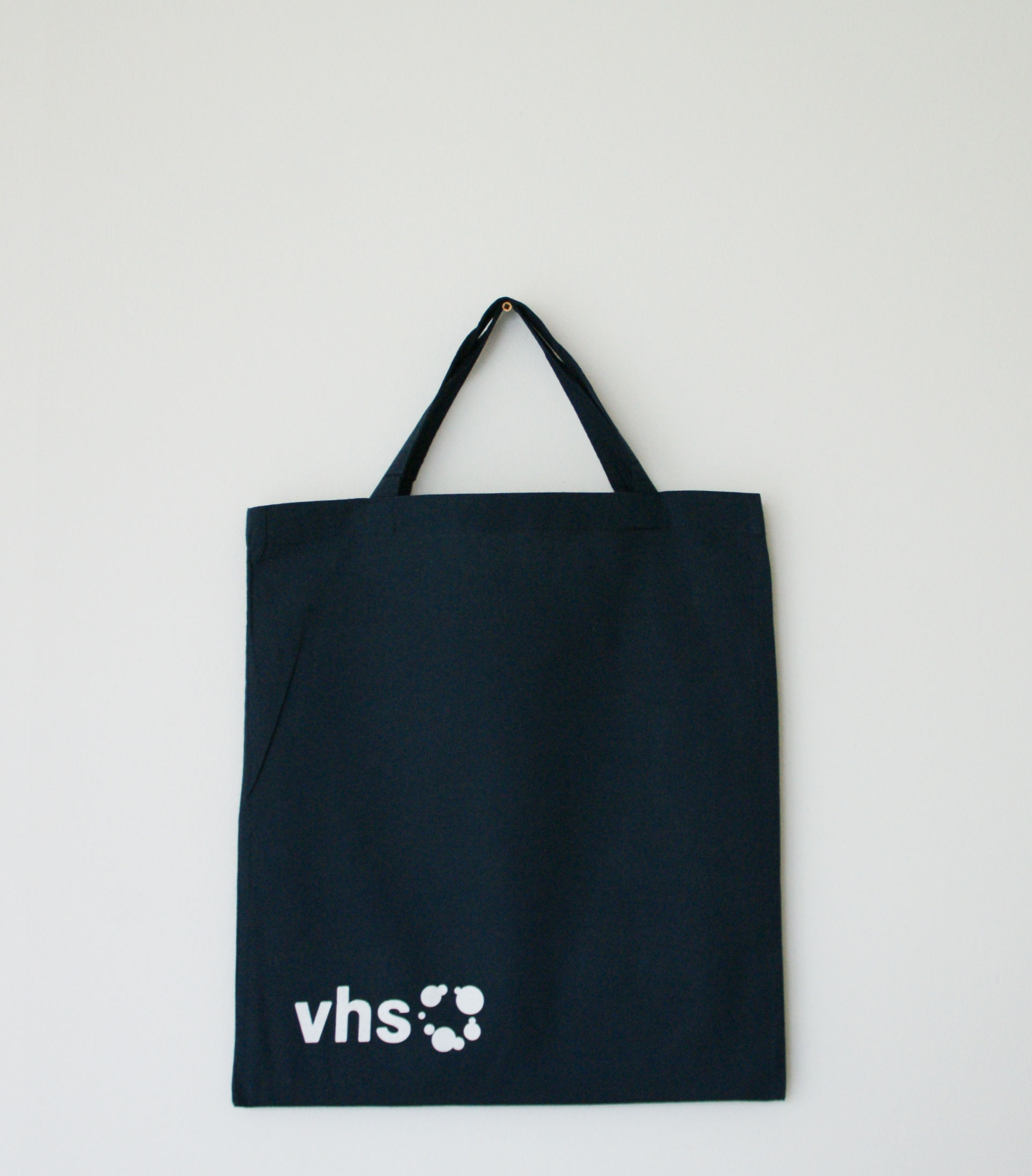 B-vhs184n-431295c12ea3e91a28 Baumwolltasche dunkelblau, kurze Henkel