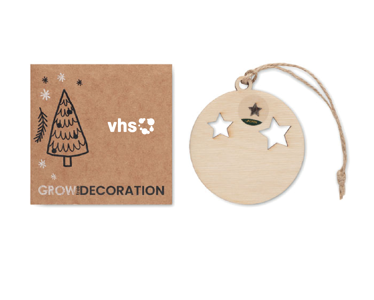 Weihnachtsanhanger-Fichte Weihnachtsschmuck/ Geschenkanhänger "Grow"