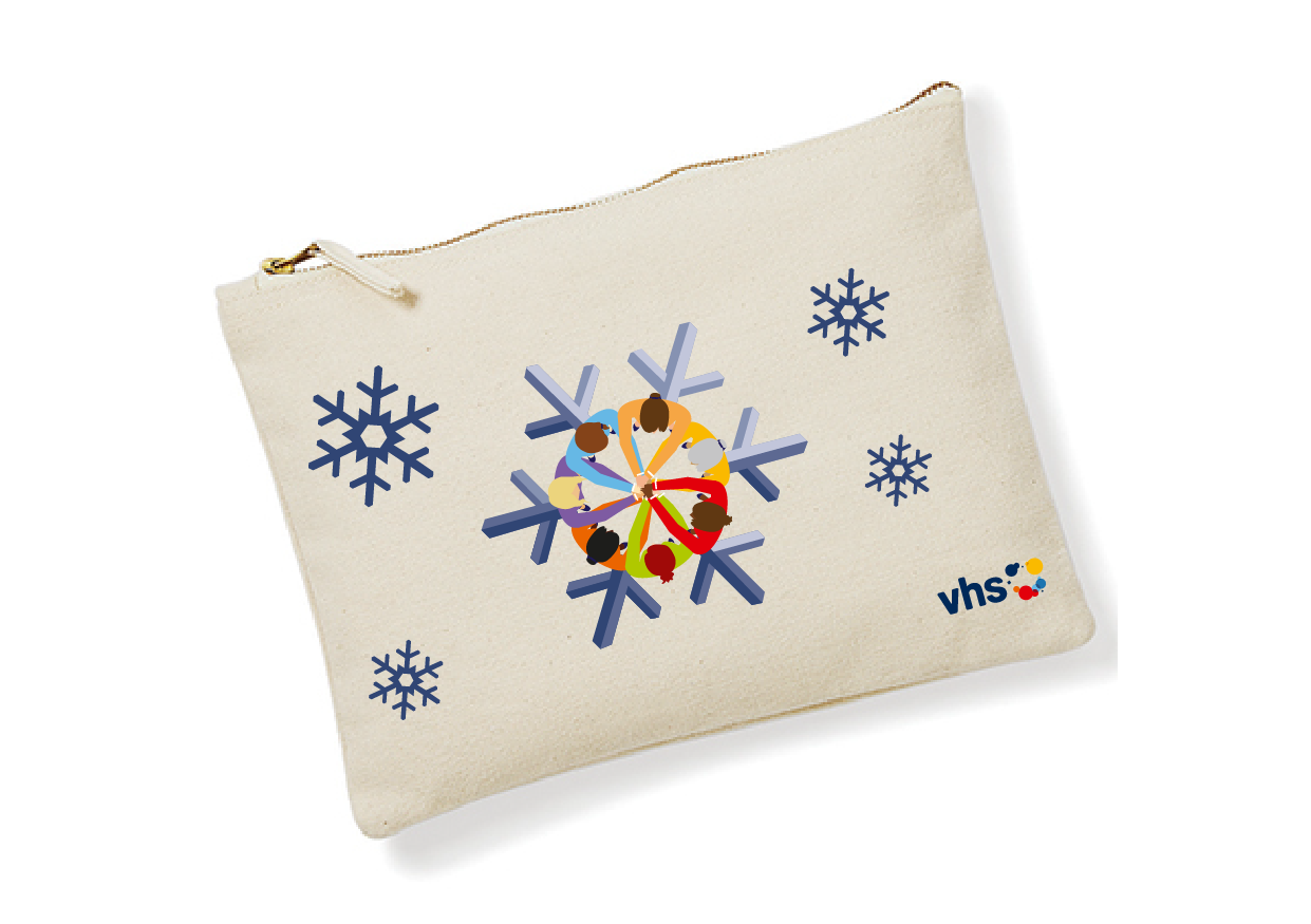 Accessoirestasche naturfarben Weihnachten Accessoirestasche naturfarben Weihnachten