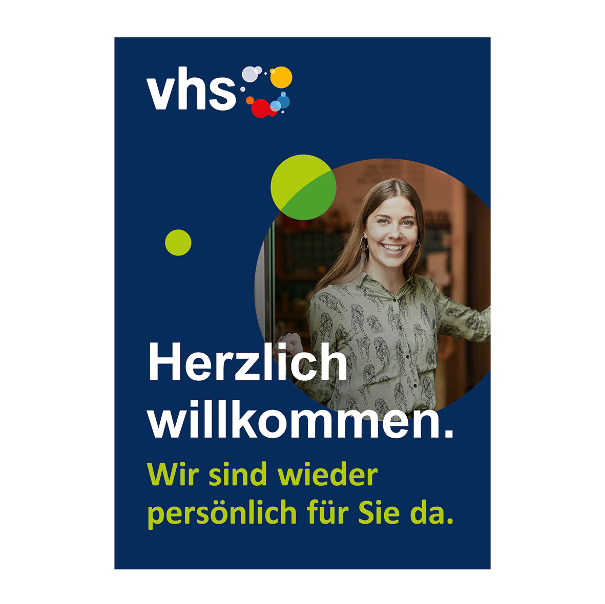 B-vhs_Begr-43881 _Plakat "Herzlich Willkommen" - A1