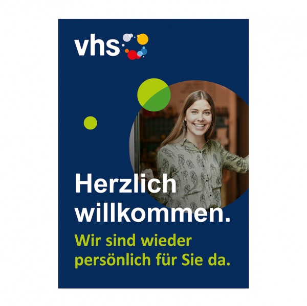 _Plakat "Herzlich Willkommen" - A1